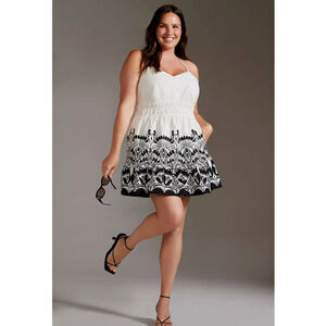 Anthropologie Sleeveless Somerset Mini Dress - Large- NEW